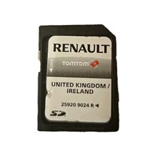 Renault Sat Nav TomTom SD Card Uk / Ireland Genuine 259209024R