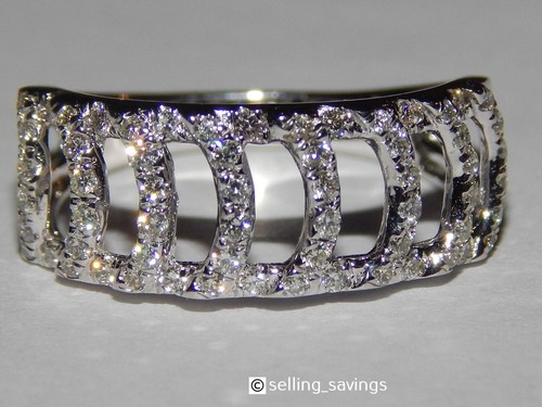 14k white gold tcw diamond - 3/4,
