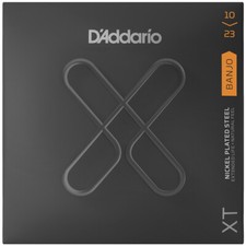 D'Addario XTJ1023 Nickel Plated Steel Banjo Strings Medium Gauge 10-23 Loop End