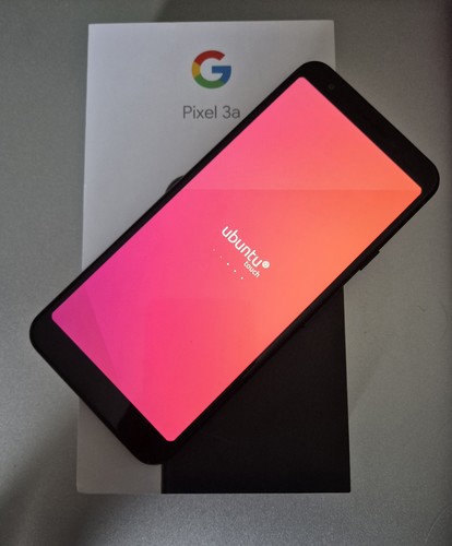 Degoogled pixel black - 3a,