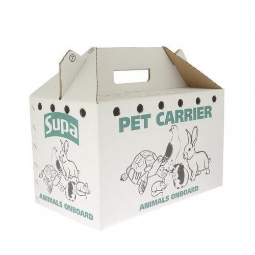 Supa cardboard pet carrier - pet, |