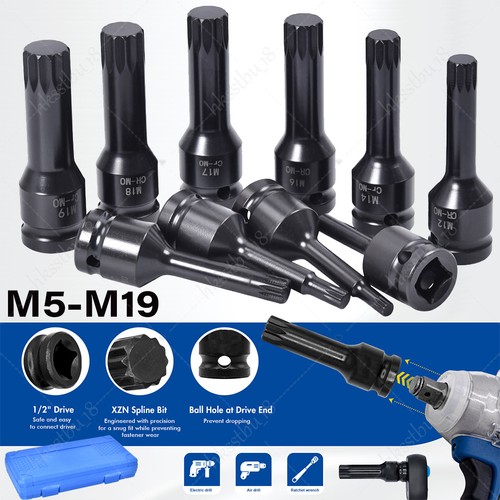 10x impact xzn bit - 1/2", socket