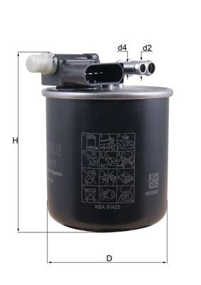 Knecht 911 fuel filter for - fuel,