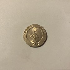 20p coin - Gibraltar Keys