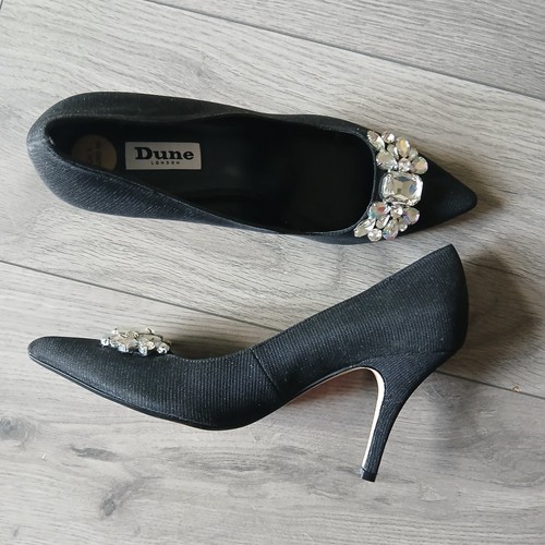 Dune black ladies shoes size - black,
