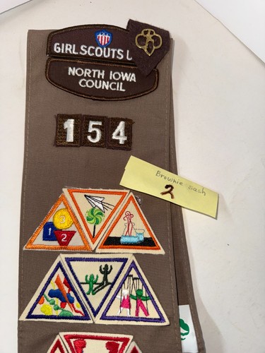Girl scouts brownie brown sash - brown,