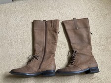 Tan Catwalk Collection Knee High Boots Size UK 7