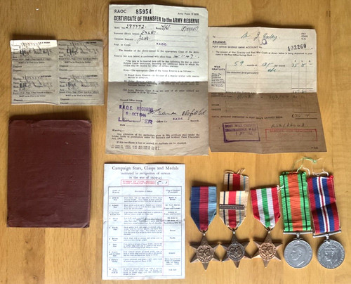 Ww2 italy africa star - africa, 1st