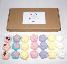 Bath Bomb Gift Set Flowers 21 x 10g Bee Beautiful Sweet Sensations Mix
