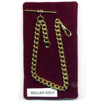Albert chain solid rolled gold - solid,