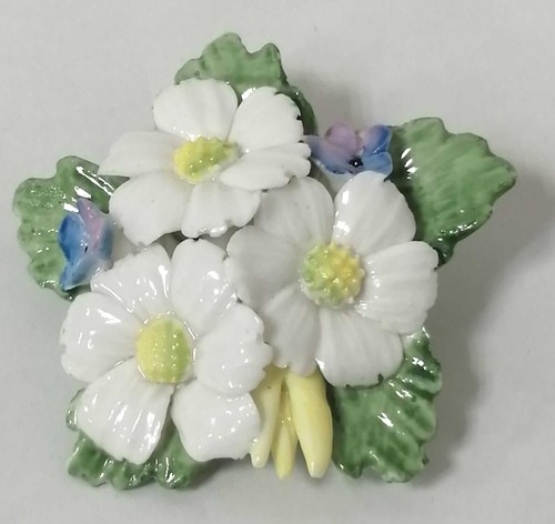 Royal worcester brooch english - royal,