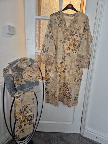 Asian embroidered chikankari - asian,