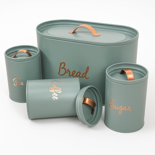 Kitchen canister set with - canister,