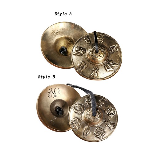 Pair tibetan tingsha cymbals - tibetan,