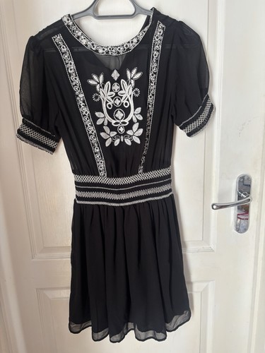 Zara semi sheer embroidered - sheer,
