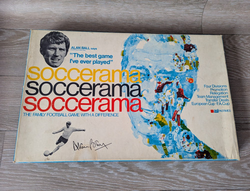 Soccerama board game 1969 - soccerama,