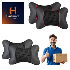 2x Premium Car Seat Head Neck