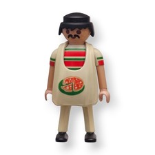 Playmobil Figure Man Pizza Maker Apron Restaurant Chef Catering Pizza