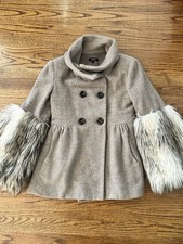 Drew Vintage Faux Fur Coat Extremely Rare Find Beautiful Retro Pockets