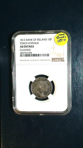 1813 bank ireland ten pence - of,