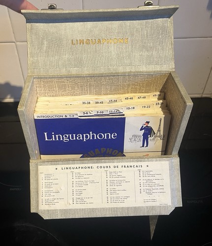 Vintage linguaphone french - linguaphone,