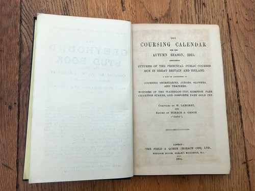 The coursing calendar book - the,