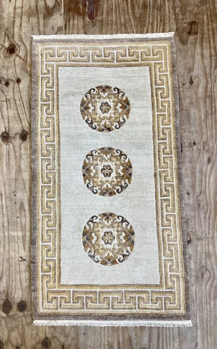 Antique tibétain hand knotted - antique,