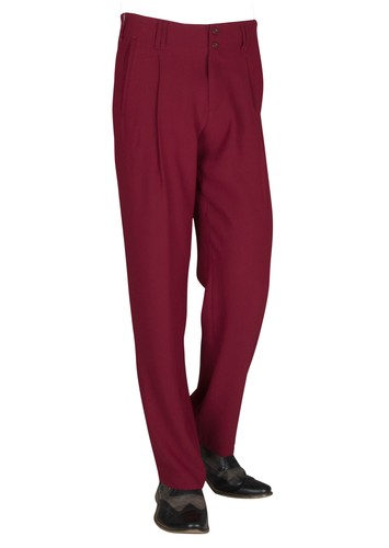 Wine red retro cuffed - wine,