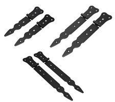 2 x Narrow T-Hinge Retro Steel