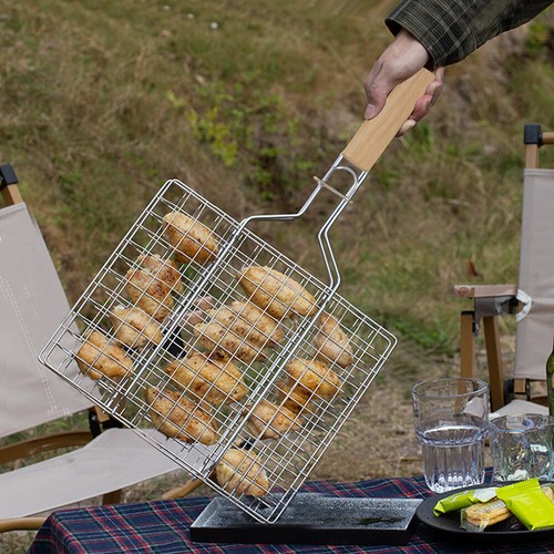 Barbecue bbq mesh grill basket - mesh,