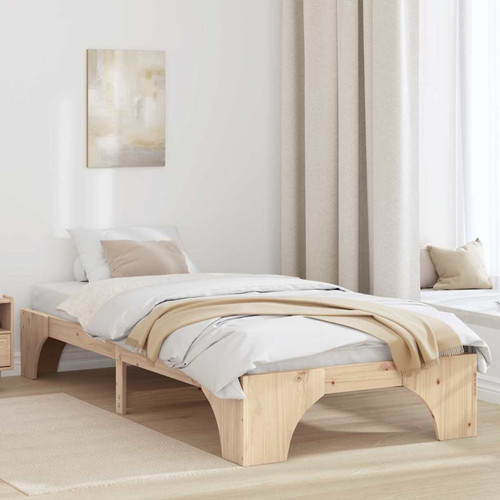 Bed frame solid - frame, wood