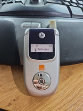Motorola V220 - Silver (Orange Locked) Mobile Phone #3