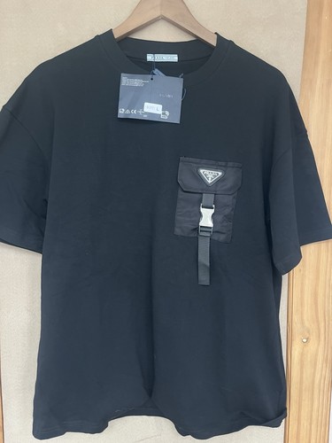 Prada men shirt cotton - men's, t-shirt