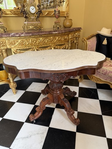 French marble console turtle - french,