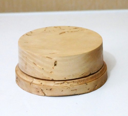 Hardwood round wooden display - hardwood,