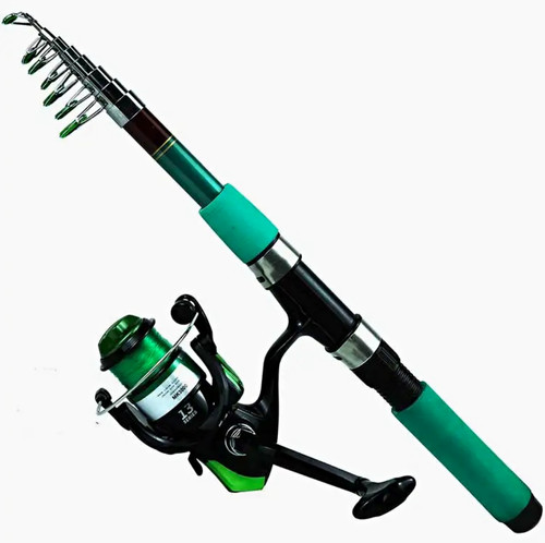 Telescopic spinning rod reel - rod, &