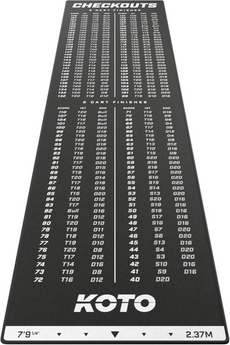 Koto checkout dart mat - -,