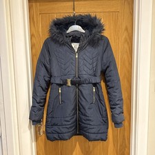 Girls Navy Quilted 13 To 14