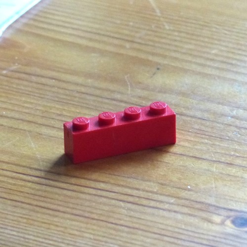 Vintage lego red x 1 - red,