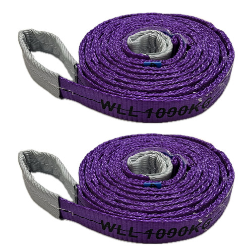 Duplex web sling ton - 2x,