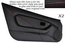 RED STITCH 2X FULL DOOR CARD