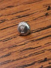 Rolex Watch Crown 6mm X 2.5mm, Damaged Tube, Watchmaker Part #90