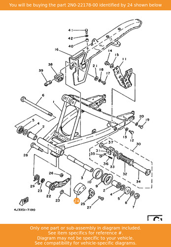Yamaha tensioner 2n0 - tensioner,, 2n0-22178-00