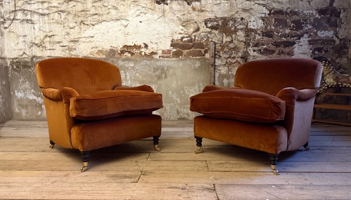 Pair george smith - smith, armchairs