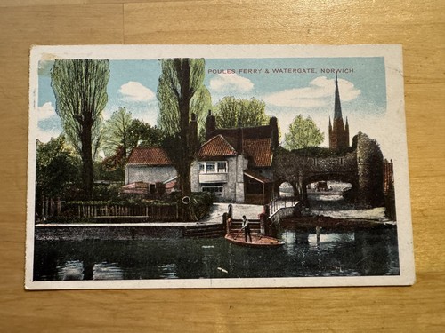 Postcard poules ferry - -,