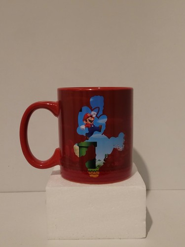 Super mario red drinking mug - super,