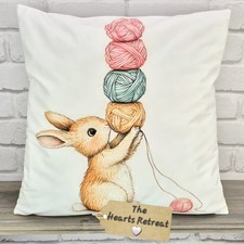 WILDLIFE BUNNY RABBIT CUSHIONS