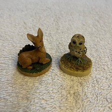 Owl and Deer - Tetley Vintage