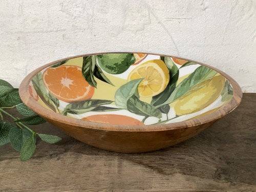 Wooden bowl serving - wooden,