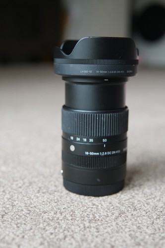 Sigma 50mm 8 dc - 18-50mm, f/2.8